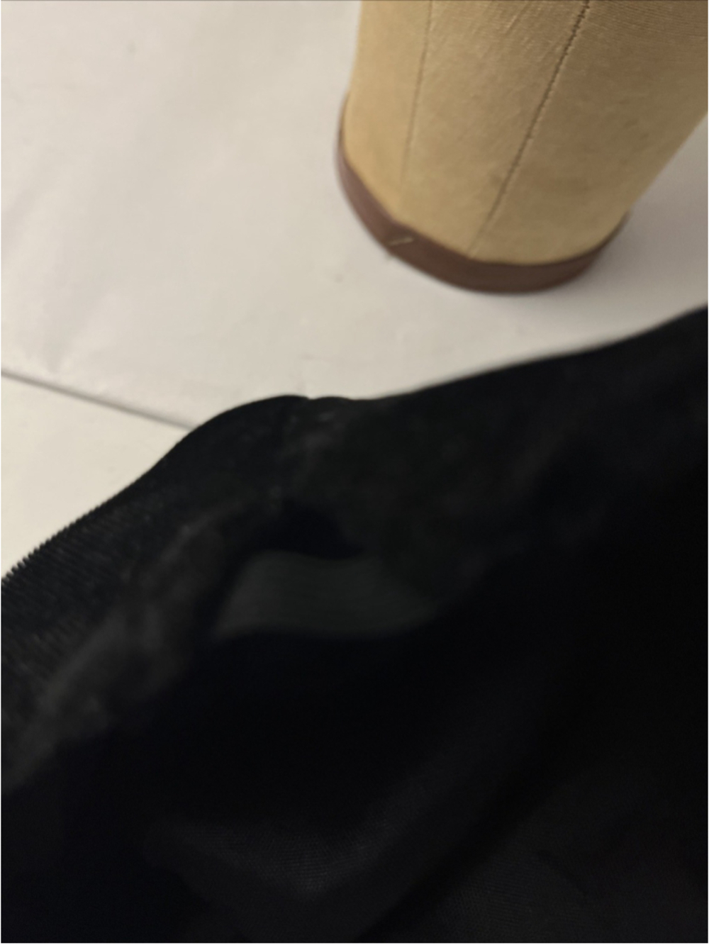 Vintage Black Velvet Equestrian Riding Cap Hat Visor Newsboy 1950s 1960s - Picture 5 of 5